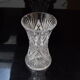 Vase Crystal Glass,Bohemia in the 1960's