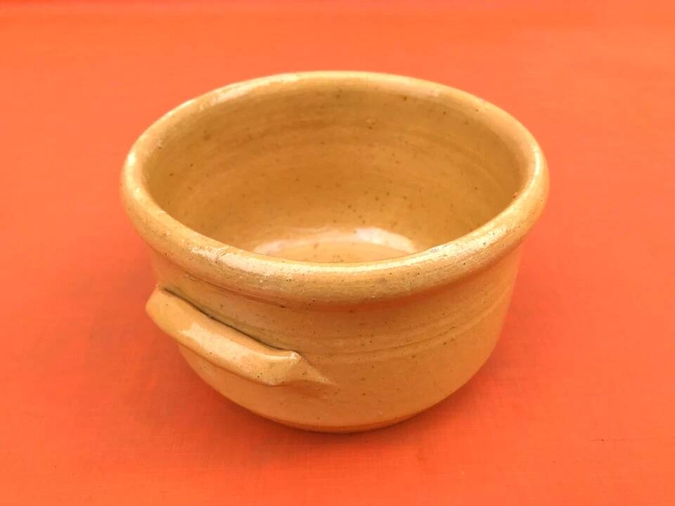 Old glazed terracotta terrine