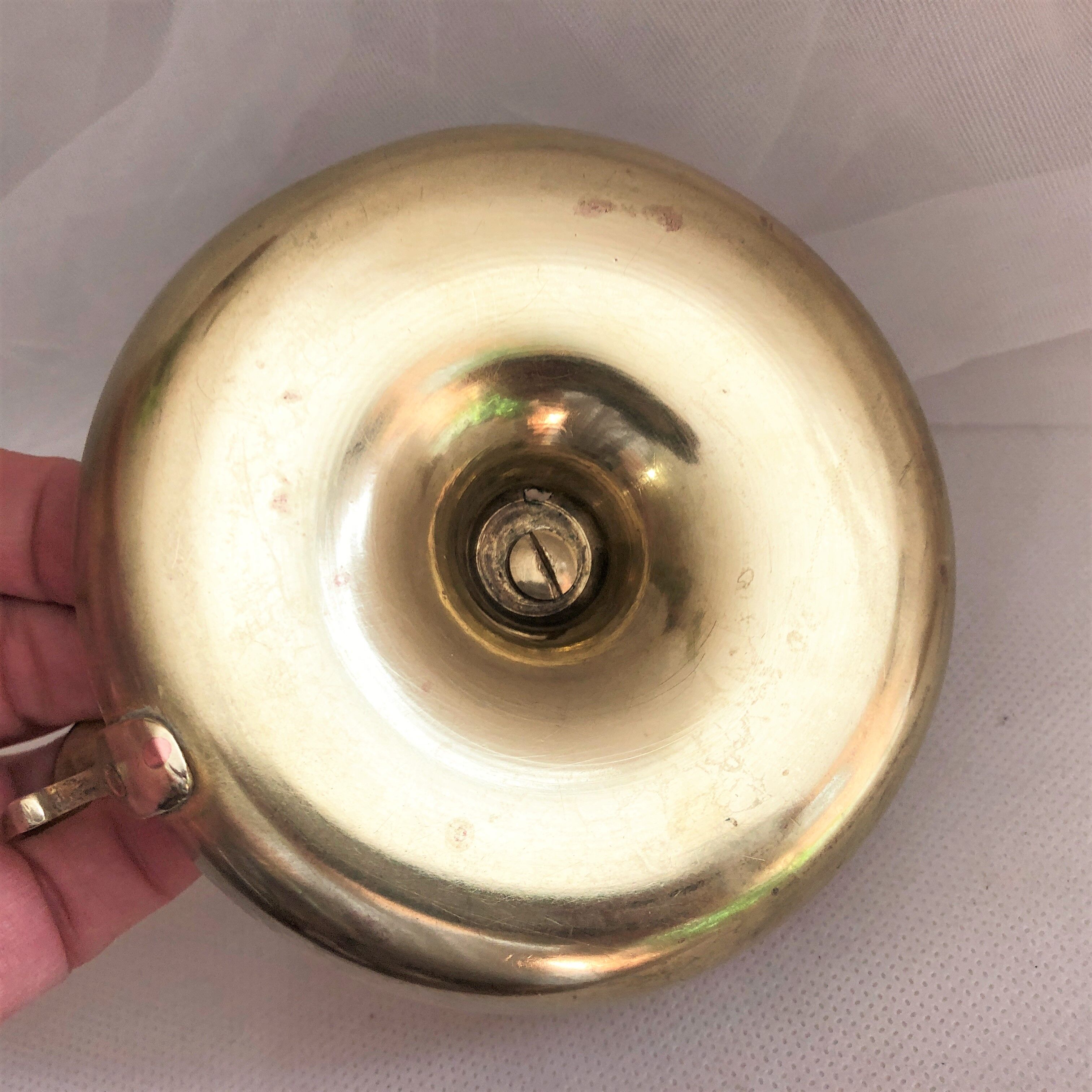 Copper hand candle holder called "cellar rat" Art Nouveau / Art Deco style