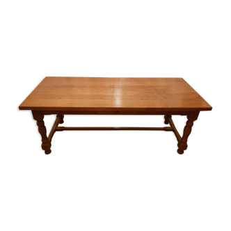 Rectangular oak farm table