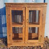 Old teak mesh pantry