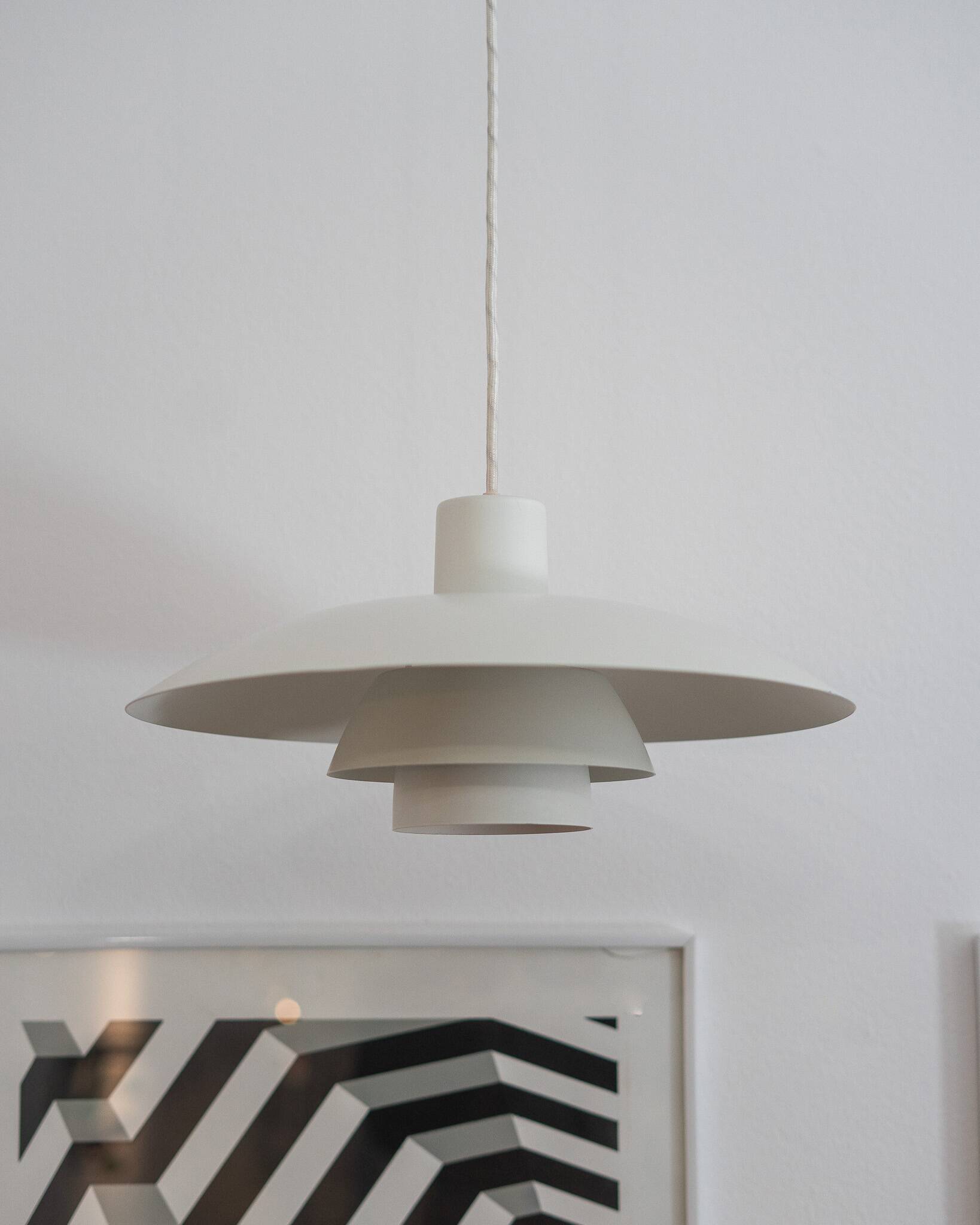 White PH 4/3 Pendant Lamp by Poul Henningsen for Louis Poulsen