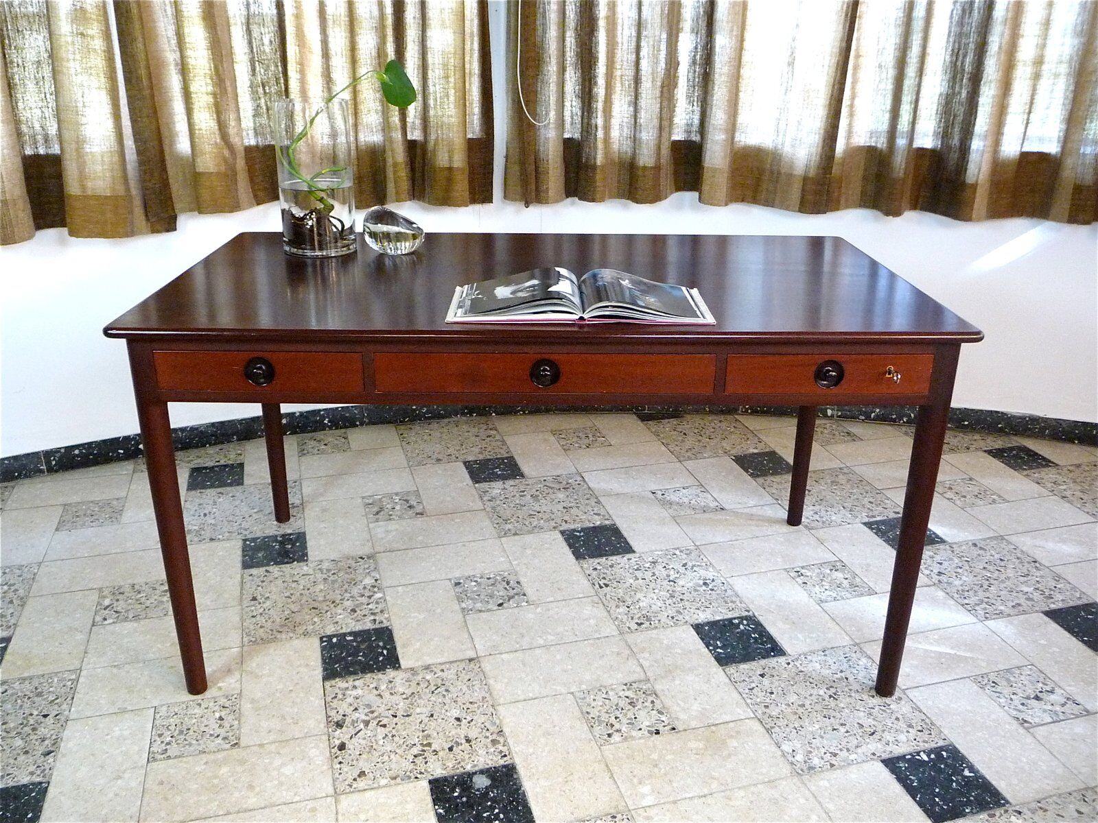 Bureau en acajou par Hans J. Wegner pour PP Møbler, Danemark 1955