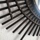 Vintage mirror 1960 orTF rattan sun - 80 x 67 cm