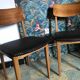 Pair of vintage Scandinavian chairs 1960's