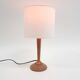 Vintage small bamboo table light, 1960's