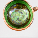 Vintage terracotta cups