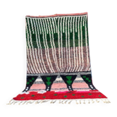 Tapis berbère azilal en laine pure tissé main traditionnelle