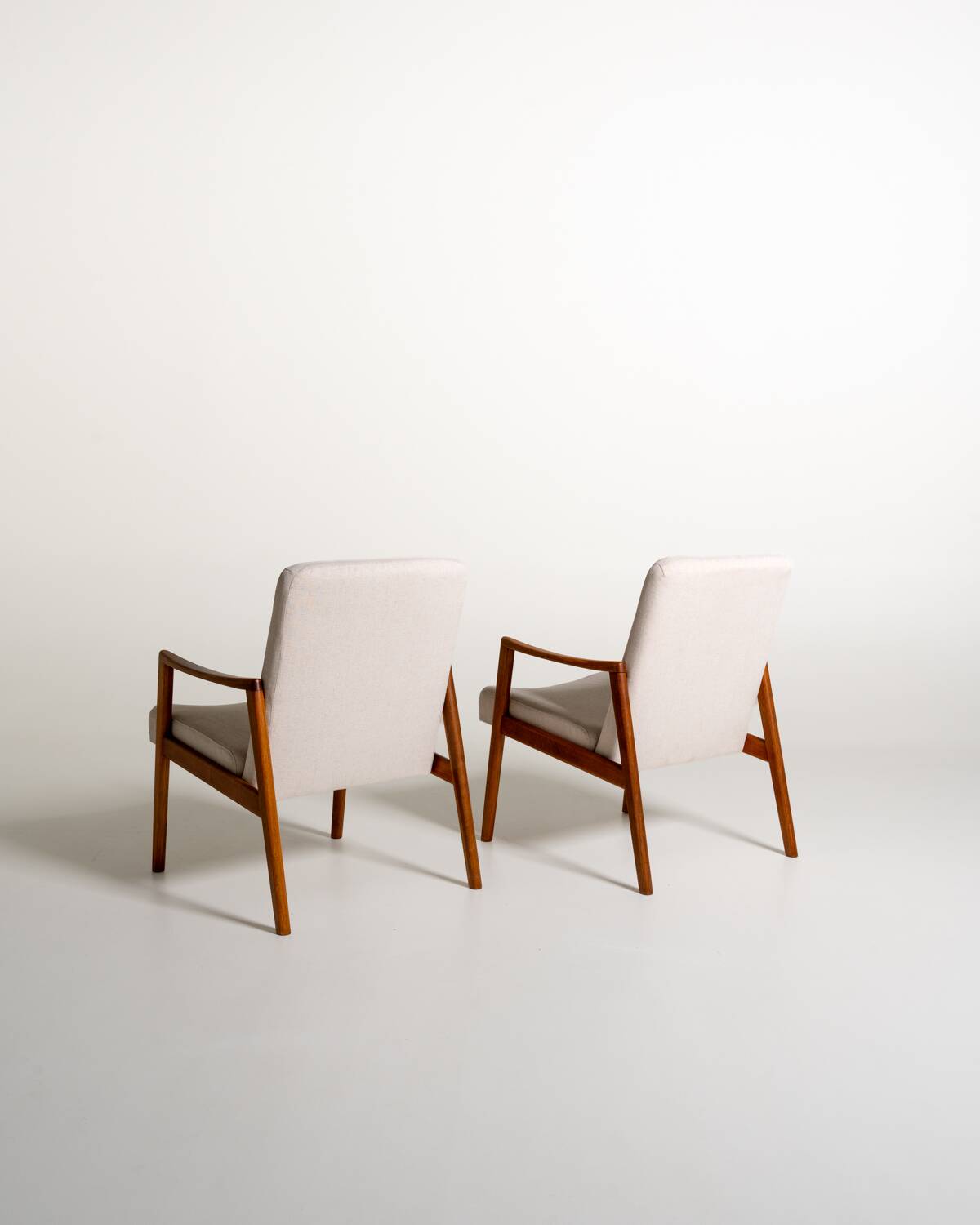 Scandinavian teak armchairs, 1950s/60s