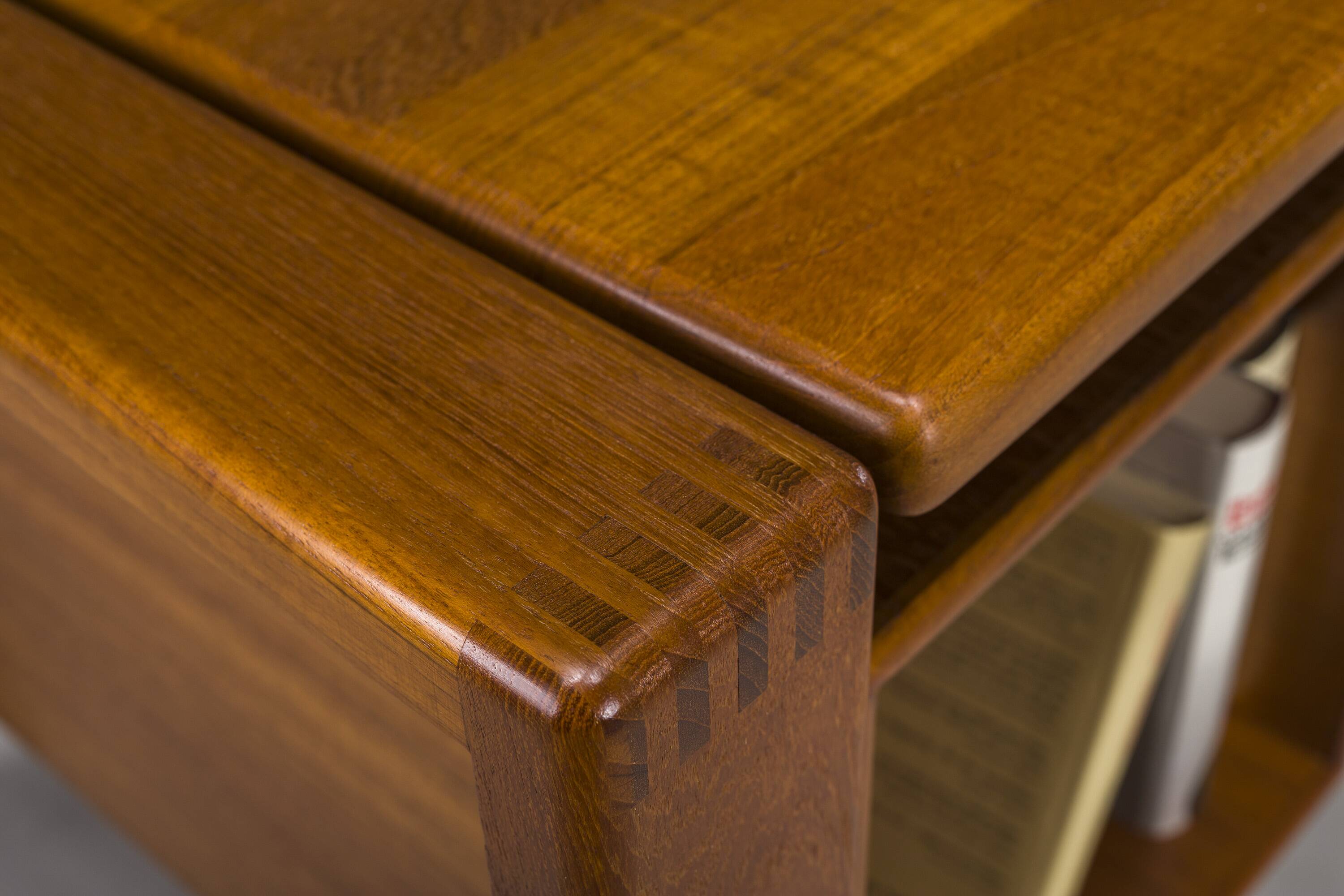 Mid-Century Teak Freestanding Desk from GV Møbler, 1960s