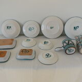 Robert Picault Vallauris France set of 12 Mid Century ceramics