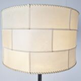 Chrome brutalist floor lamp, 1970s