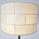 Chrome brutalist floor lamp, 1970s