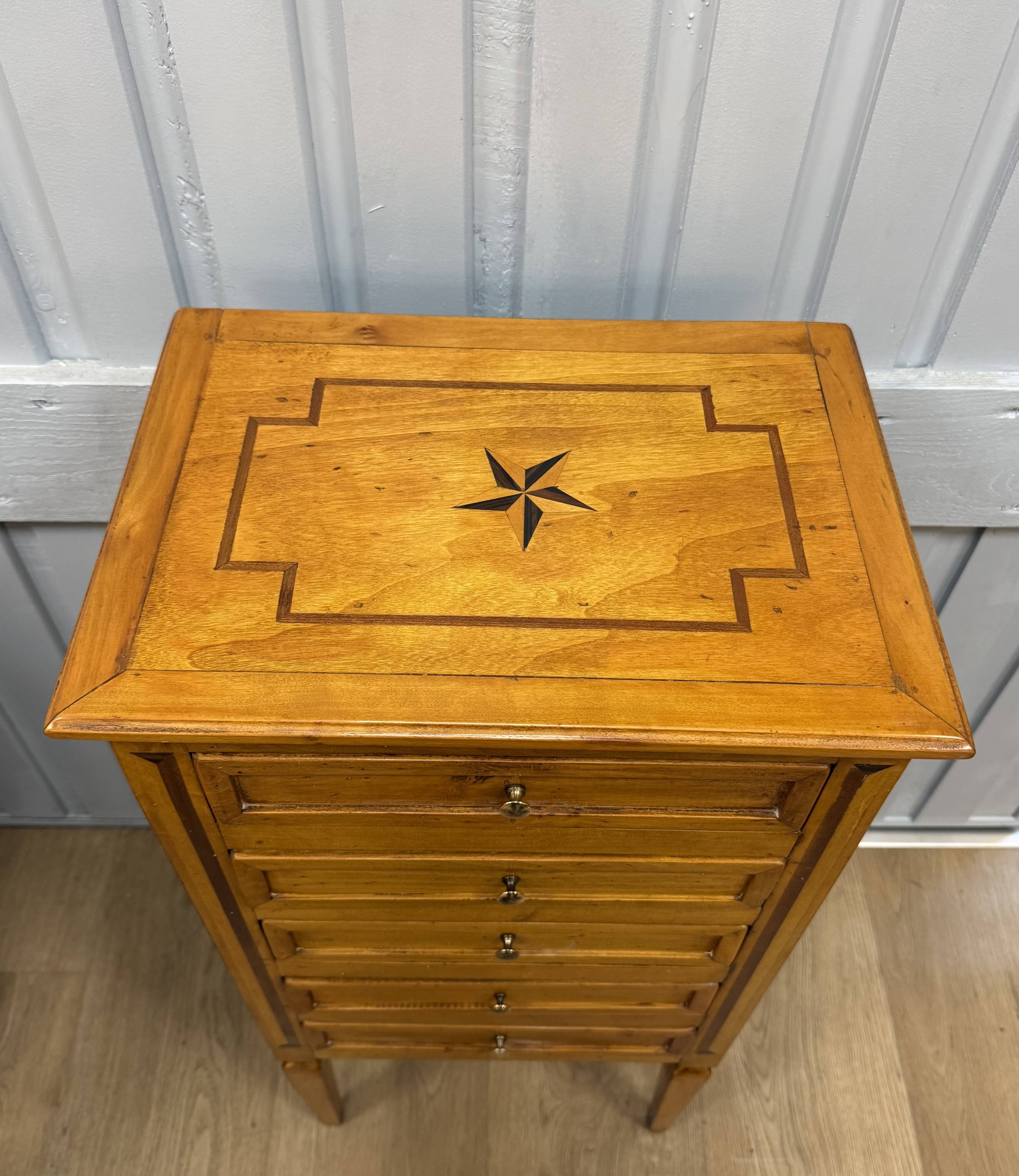Louis XVI style chest of drawers