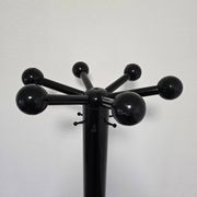 80s Stylish Black Coat Rack and Umbrella Stand