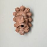 Terracotta wall sculpture, Italian handcrafted