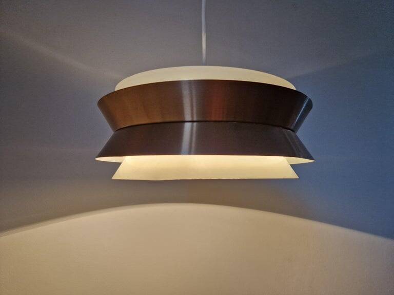 Suspension mid-century dans le style de Jo Hammerborg, Danemark, années 1970.