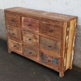 Wooden chest of drawers 9 drawers