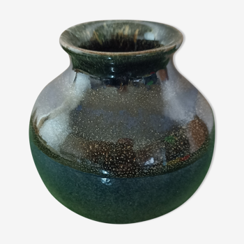 Vase ball in glazed sandstone starry sky