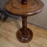 Turned wooden floor lamp 1940 to 50