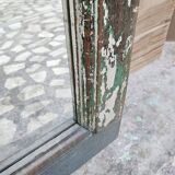 Burmese teak mirror