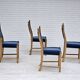 1960s, set of 4 pcs Danish dinning chairs, original very good condition.