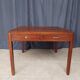 Vintage walnut table with 2 drawers