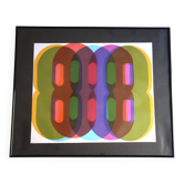 Kinetic Optical Art Painting, 1980s