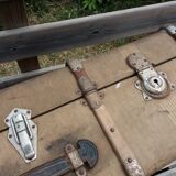 Old travel trunk