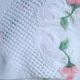 Embroidered round tablecloth