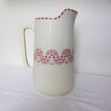 Gien ironstone pitcher jug, Tangier model 210796