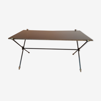 Neoclassical low brass and metal table