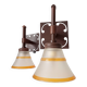 Pair of vintage Italian Linea wall lights from the 70s/80s