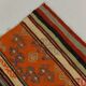 Red & Orange Mid Century Modern Kilim Rug, 174x267Cm