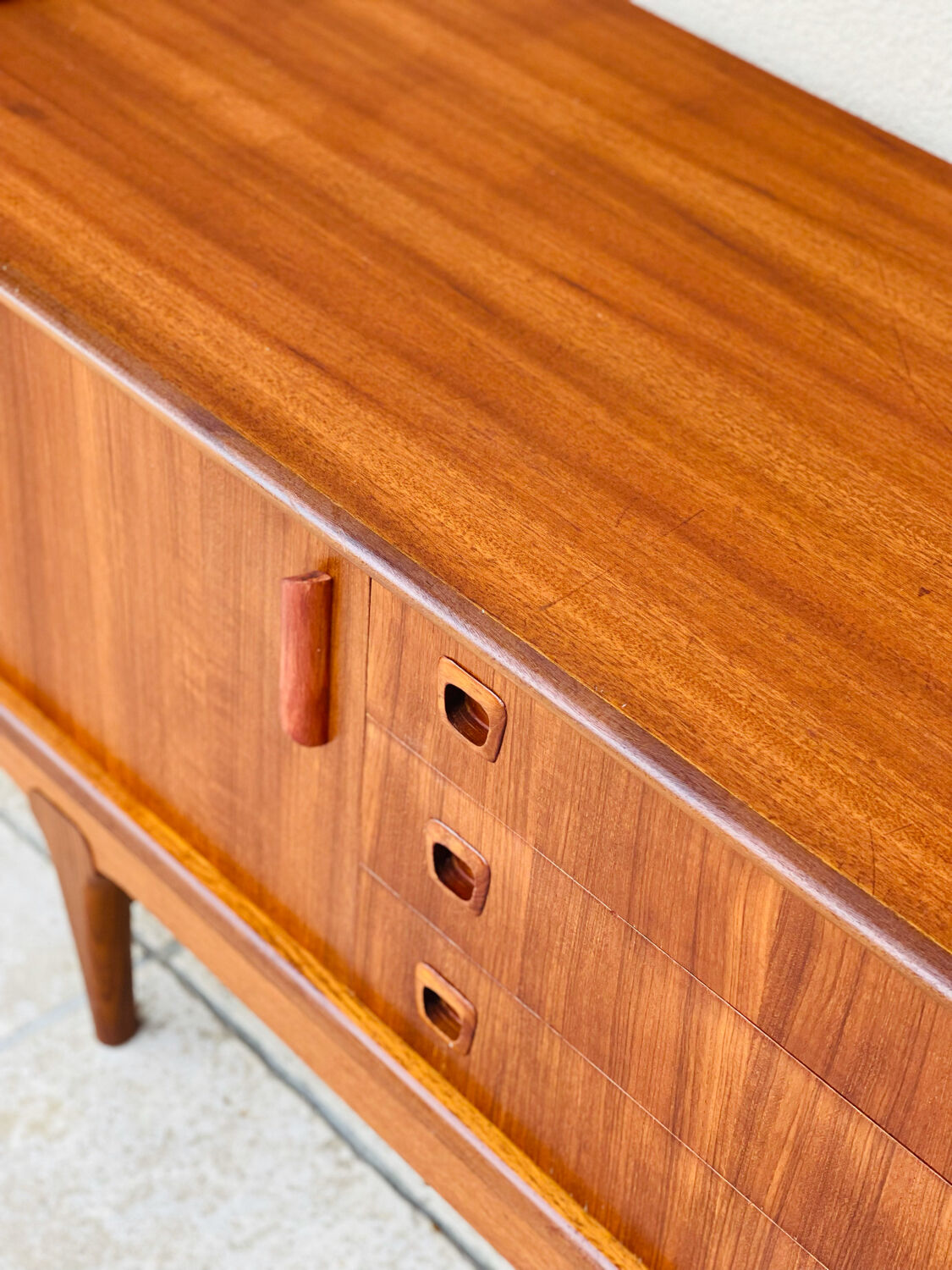 Scandinavian teak row