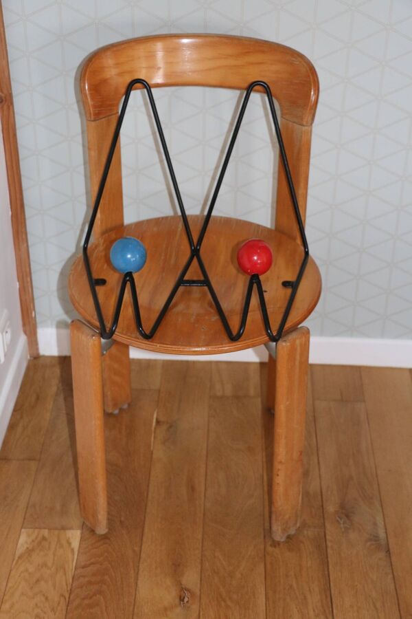 Patère roger feraud 2 boules 1950