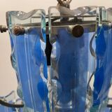 Midcentury Glass Blue Light Pendant 1970’s