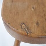 Vintage brutalist stool 1950