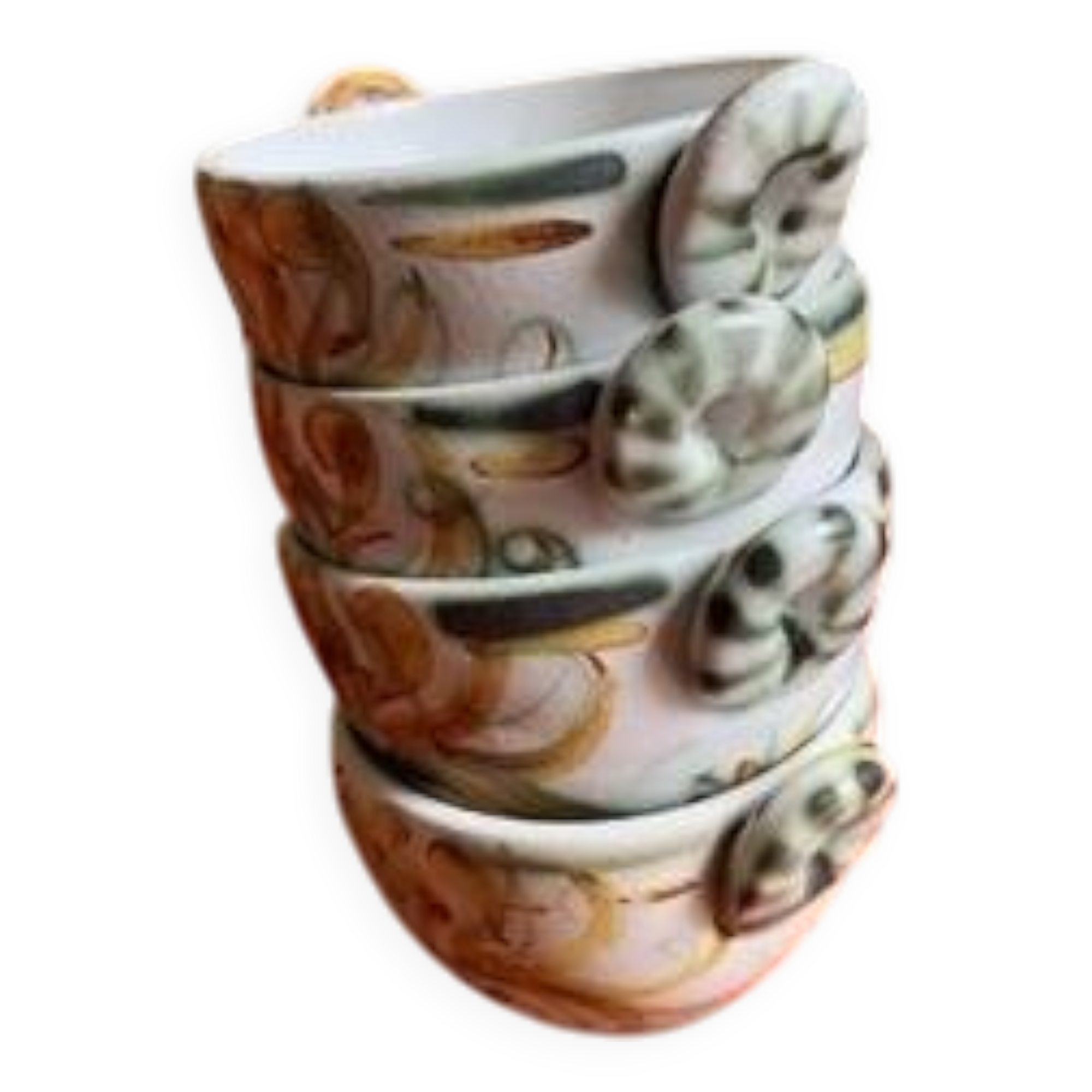 Kéraluc Quimper stoneware bowls