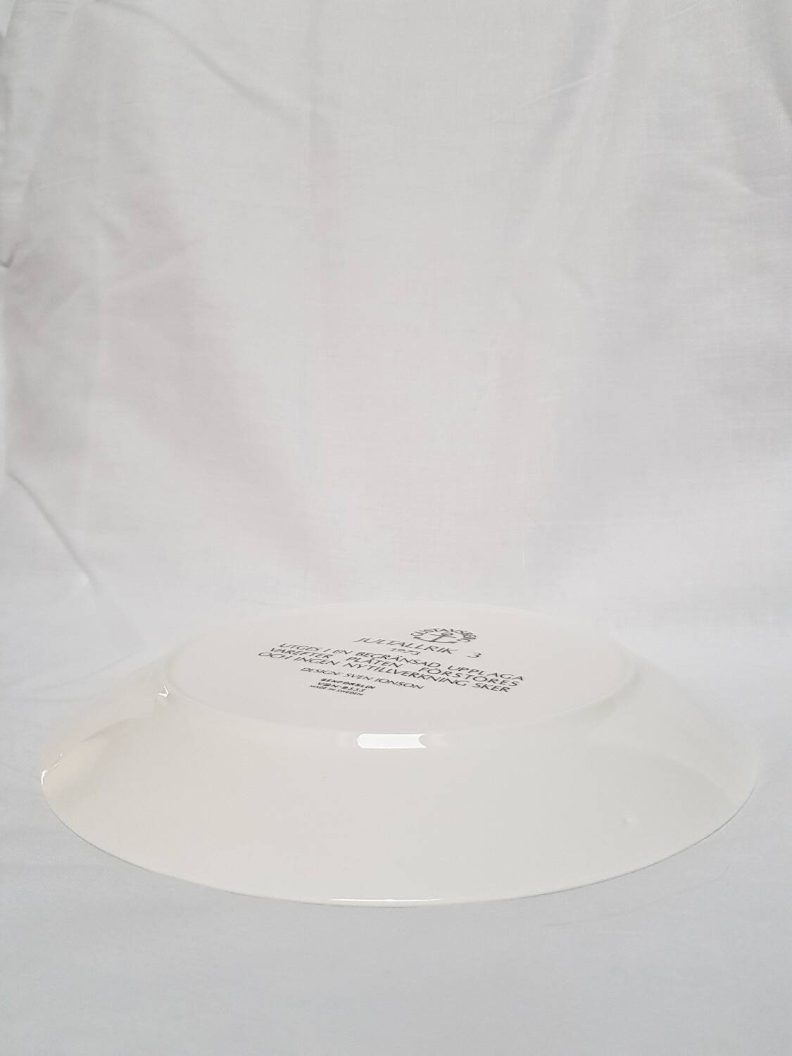 Ensemble de 4 assiettes de Noël suédoises Gustavsberg réalisé par Sven Jonson