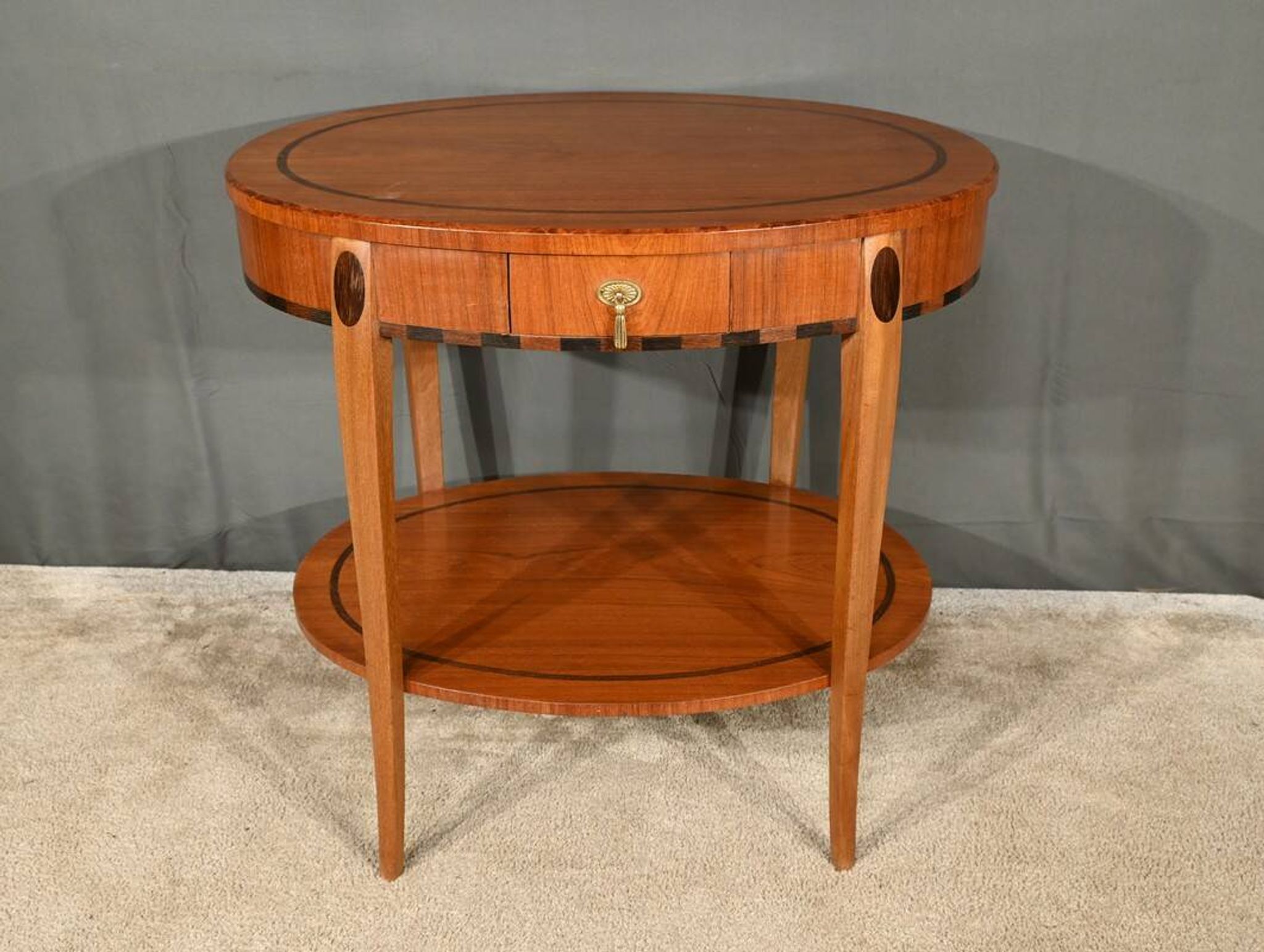 Mahogany and Rosewood Gueridon Table, Art Deco – 1930