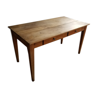 Table de ferme 4 tiroirs