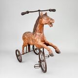 Tricycle en bois français du XIXe siècle