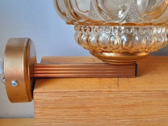 Pair of bubble wall lights by Helena Tynell from the 70s.