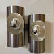 1970s chrome Space Age wall light
