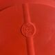 Syla vintage orange round plastic mirror