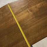 Charming antique modular half-moon table in solid wood