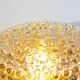 Stunning (26cm) glass bubble flush mount light by Helena Tynell for Glashut