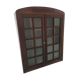 Old wall case has pharmacy