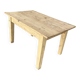 Raw wood coffee table